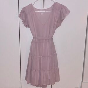 Aritzia Little Moon Pink Sugar Plum Dress